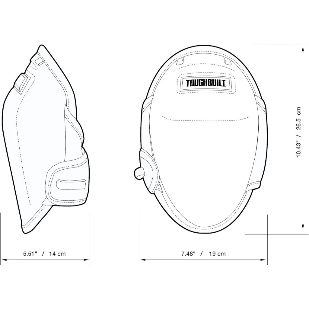 【飆破盤】TOUGHBUILT 托比爾 TB-KP-203R FOAMFIT護膝-透明 膝蓋 防護 工程