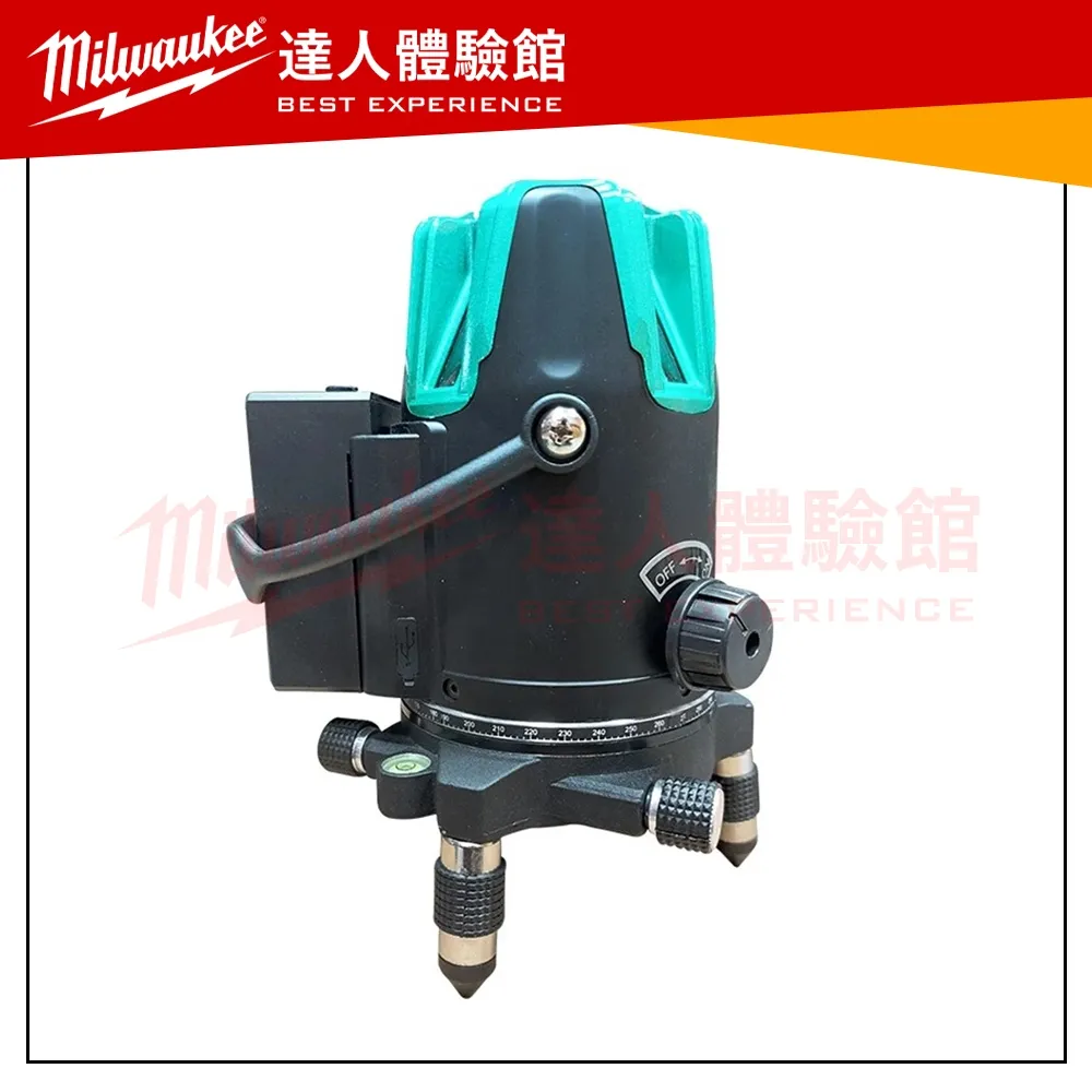 【飆破盤】CK 重錘式雷射水平儀 HS-618 半自動水平儀 4V1H 4垂直1水平 擺垂式雷射儀