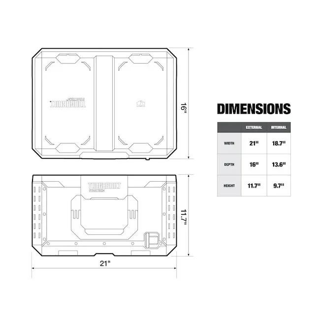 【飆破盤】TOUGHBUILT TB 托比爾 STACKTECH 堆疊式工具箱-中 TB-B1-B-50 收納箱