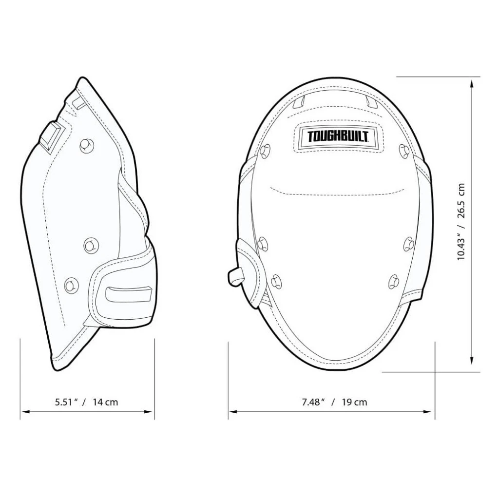 【飆破盤】TOUGHBUILT 托比爾 TB-KP-G2 GelFit護膝 無外殼 防護 工程 運動