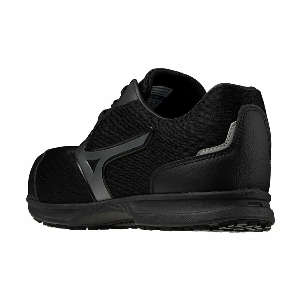 【飆破盤】MIZUNO 美津濃 安全鞋 F1GA256099 黑底黑身黑勾 工程鞋 保護 防穿刺 鞋子 水電 木工