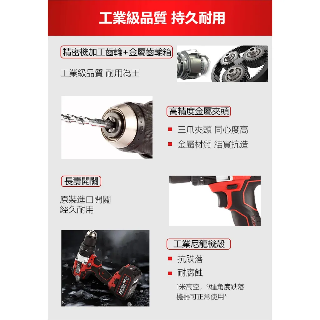 【飆破盤】DEVON大有 20V無刷震動電鑽 5283-LI-20TSI 無碳刷 電動工具 工程 裝潢 水電