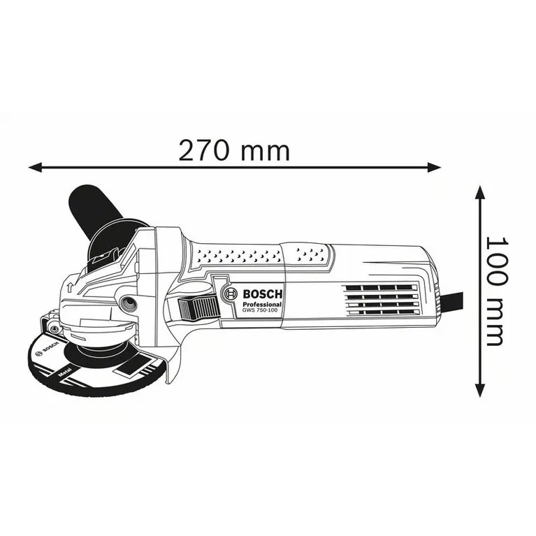 【飆破盤】博世 BOSCH 06013941C0 GWS750-100 砂輪機 高抗壓 強負載 可調速