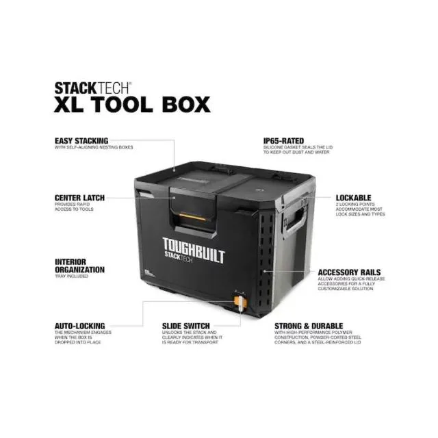 【飆破盤】托比爾 TOUGHBUILT STACKTECH 堆疊式工具箱-XL TB-B1-B-70 配套箱 工程 收納