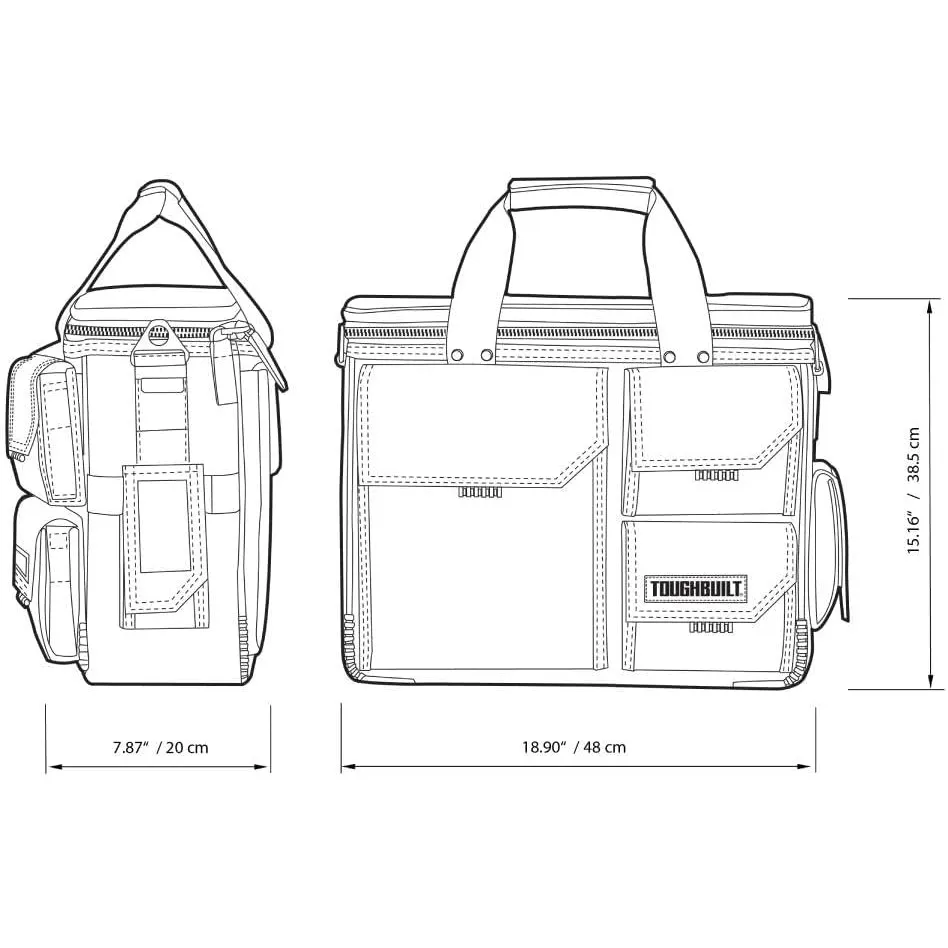 【飆破盤】TOUGHBUILT TB 托比爾 TB-EL-1-L2 公事包L 工程 電腦 電工 收納 外出 工業 大容量
