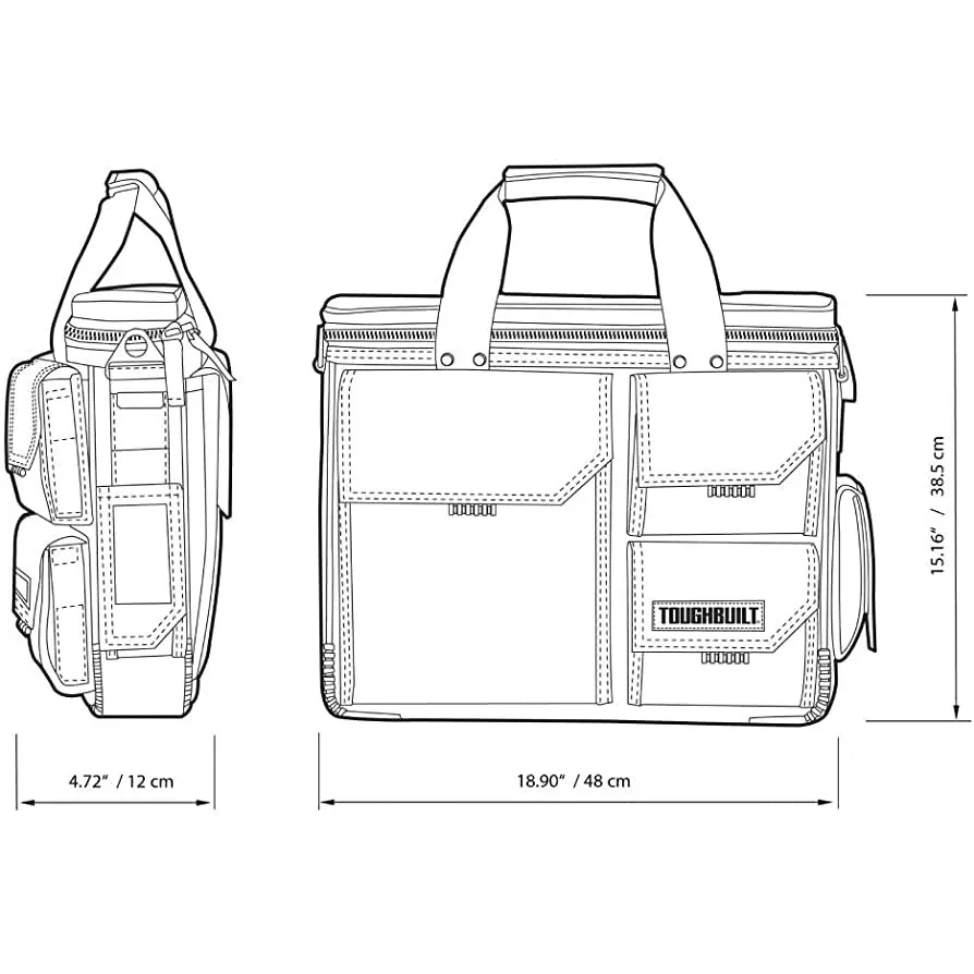 【飆破盤】TOUGHBUILT TB 托比爾 TB-EL-1-M2 公事包M 工務包 電工包 收納包 電腦包 大容量