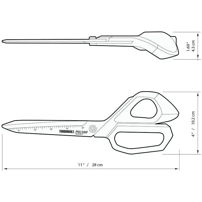 【飆破盤】TOUGHBUILT 托比爾 TB-H4-70-11 鈦塗層不鏽鋼剪刀 手工具 鐵皮剪 工程 裝潢