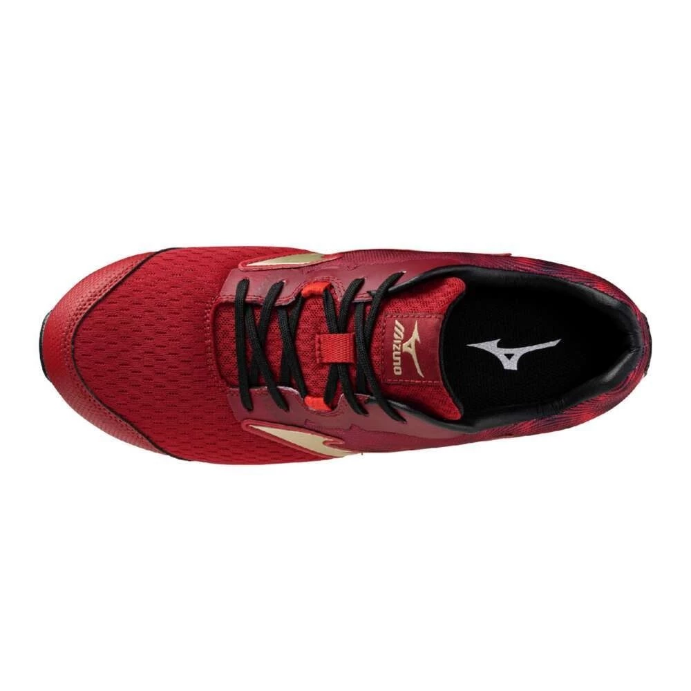 【飆破盤】MIZUNO 美津濃 安全鞋 F1GA256062 黑底紅身金勾 工作鞋 鞋子 保護 工程
