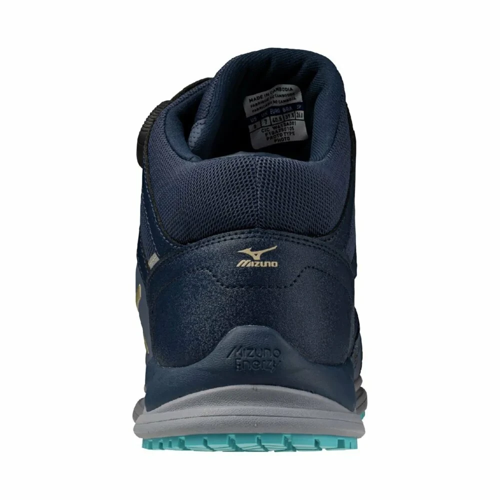 【飆破盤】MIZUNO 美津濃 安全鞋 F1GA256405 白底藍身金勾 工作鞋 保護 工程 鞋子