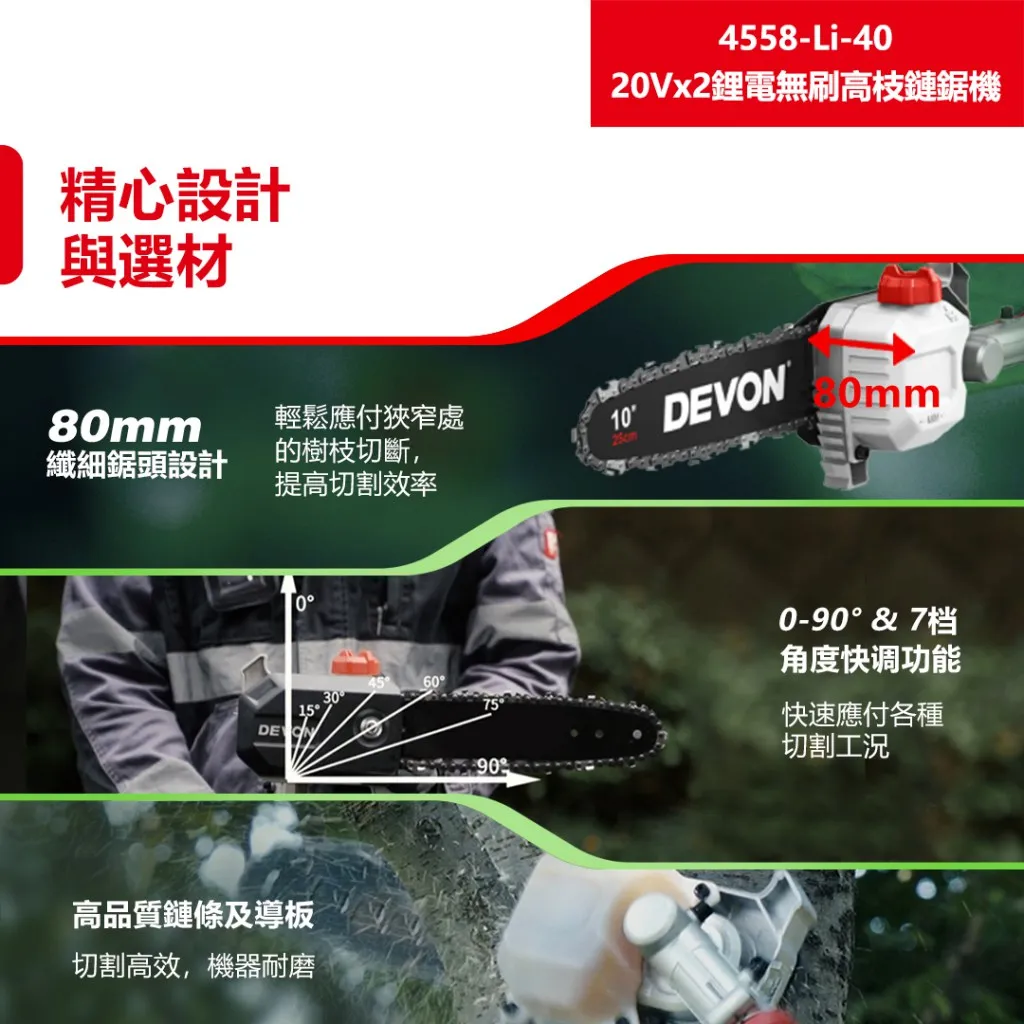 【飆破盤】DEVON大有- 20V 無刷 10