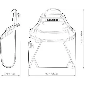 【飆破盤】TOUGHBUILT 托比爾 TB-CT-05 單格多功能釘袋 收納 S腰帶 工程 木工 水電 腰包 配件