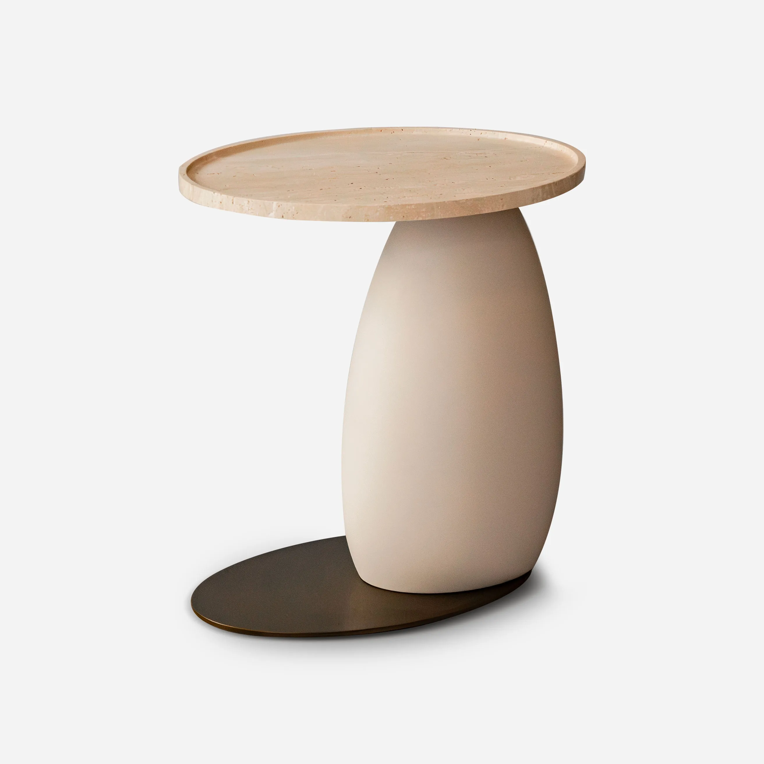 白色大理石茶几