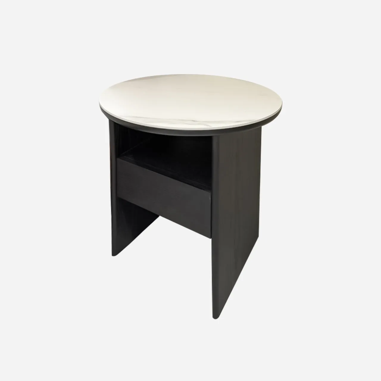 白瓷|幾何床頭櫃