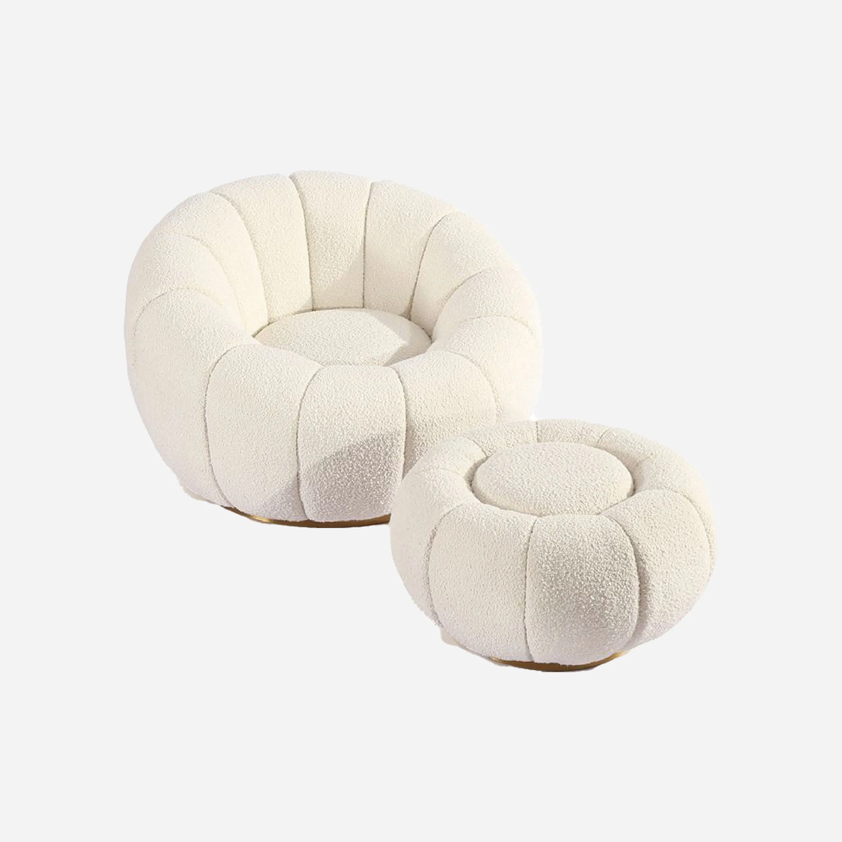 棉花糖單人沙發組