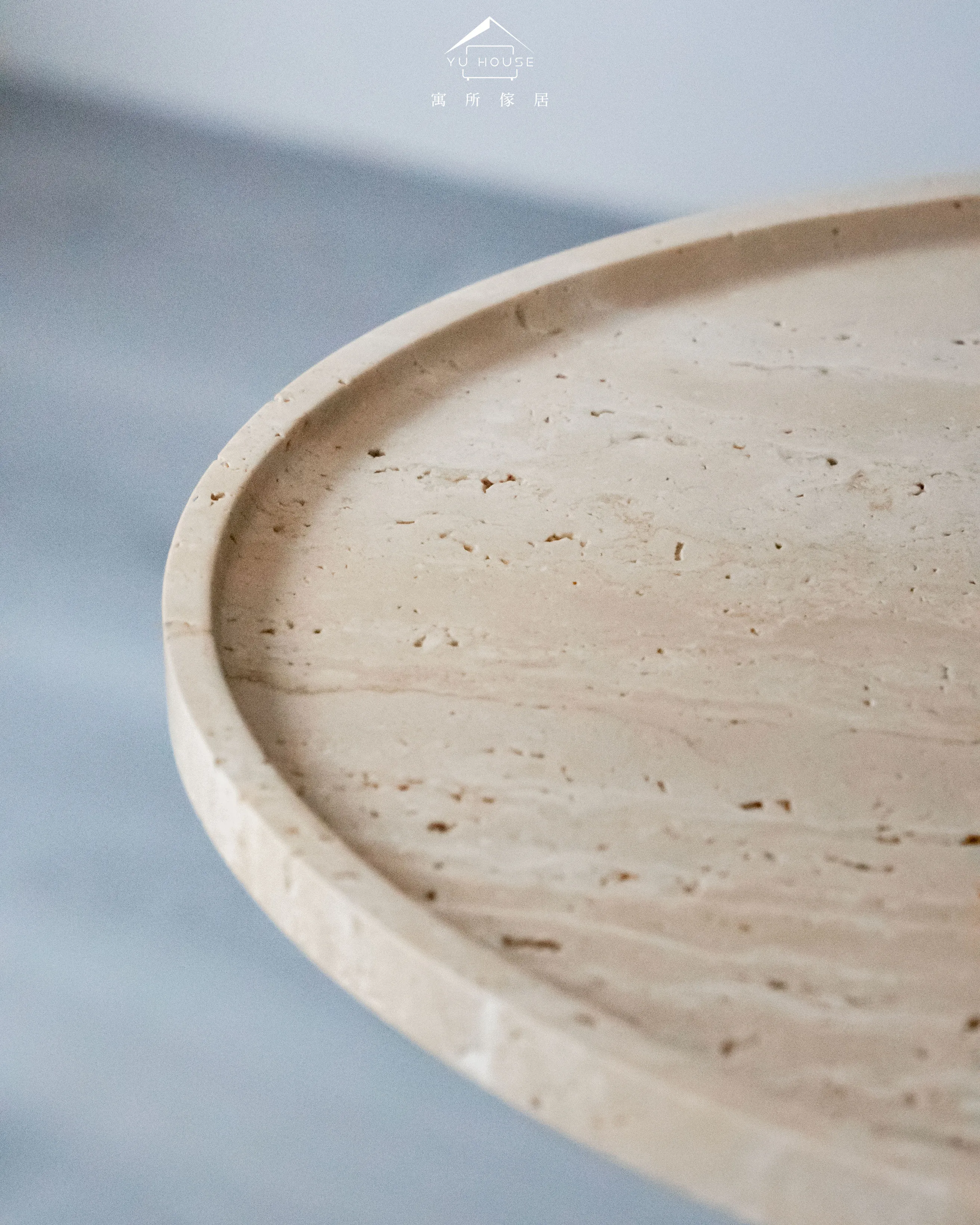 白色大理石茶几