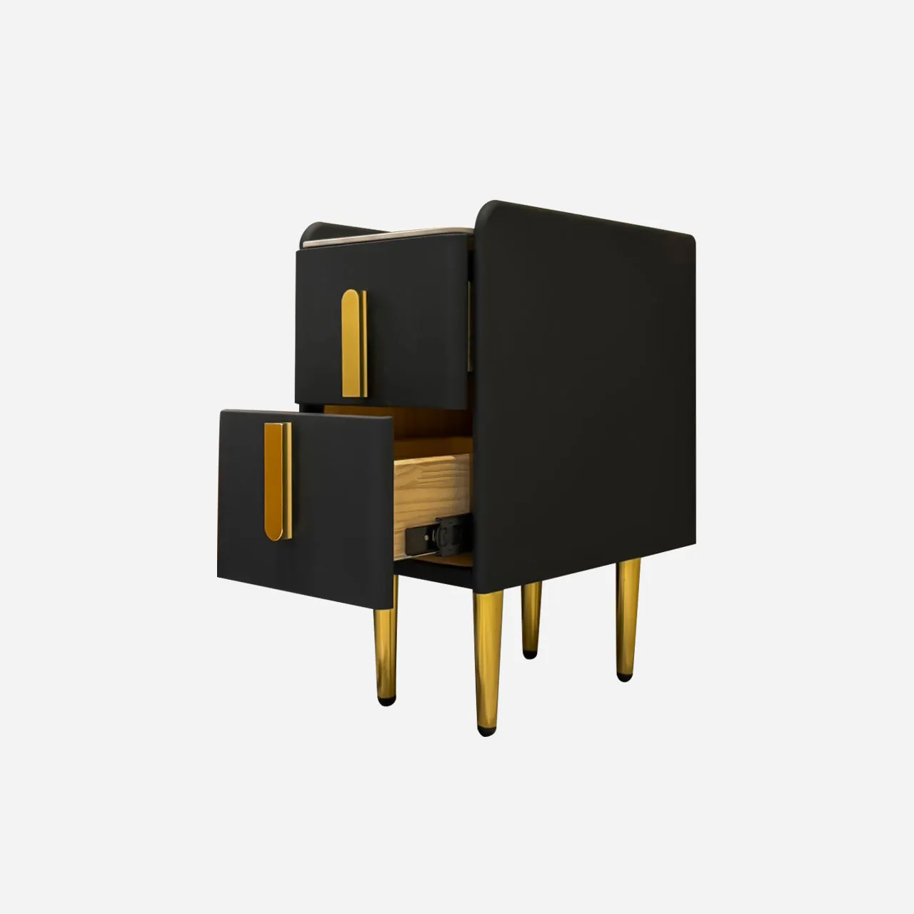黑金床頭櫃