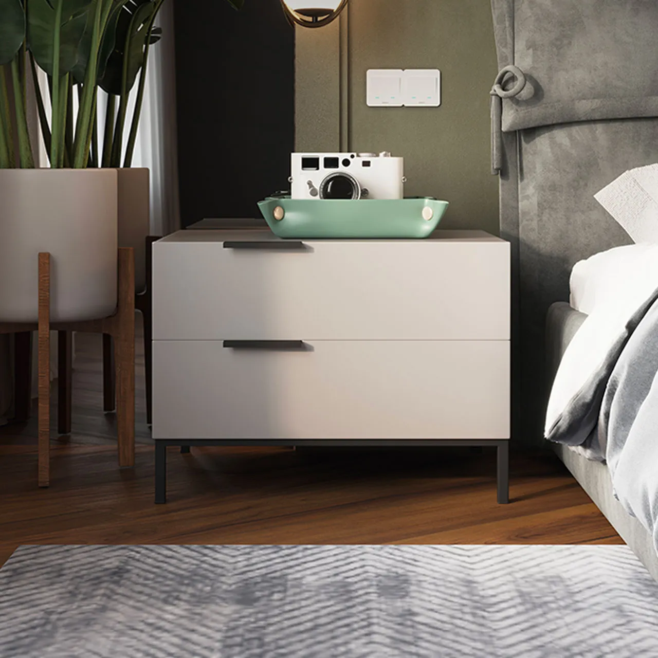 北歐現代床頭櫃