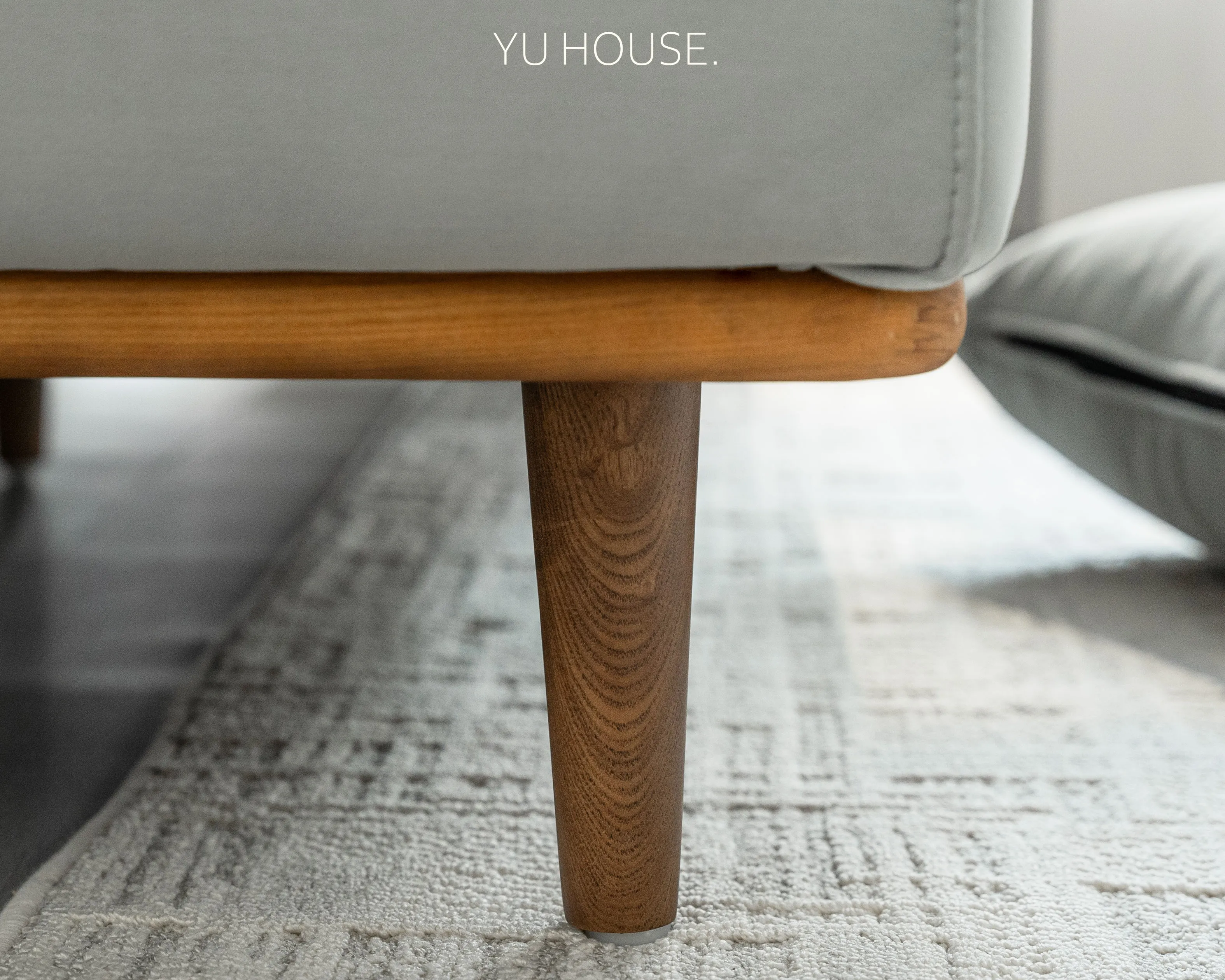 霧藍短絨·舒柔沙發