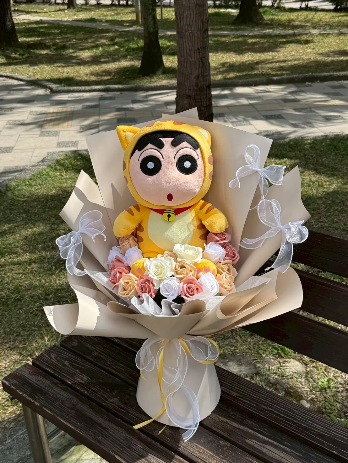蠟筆小新玩偶花束