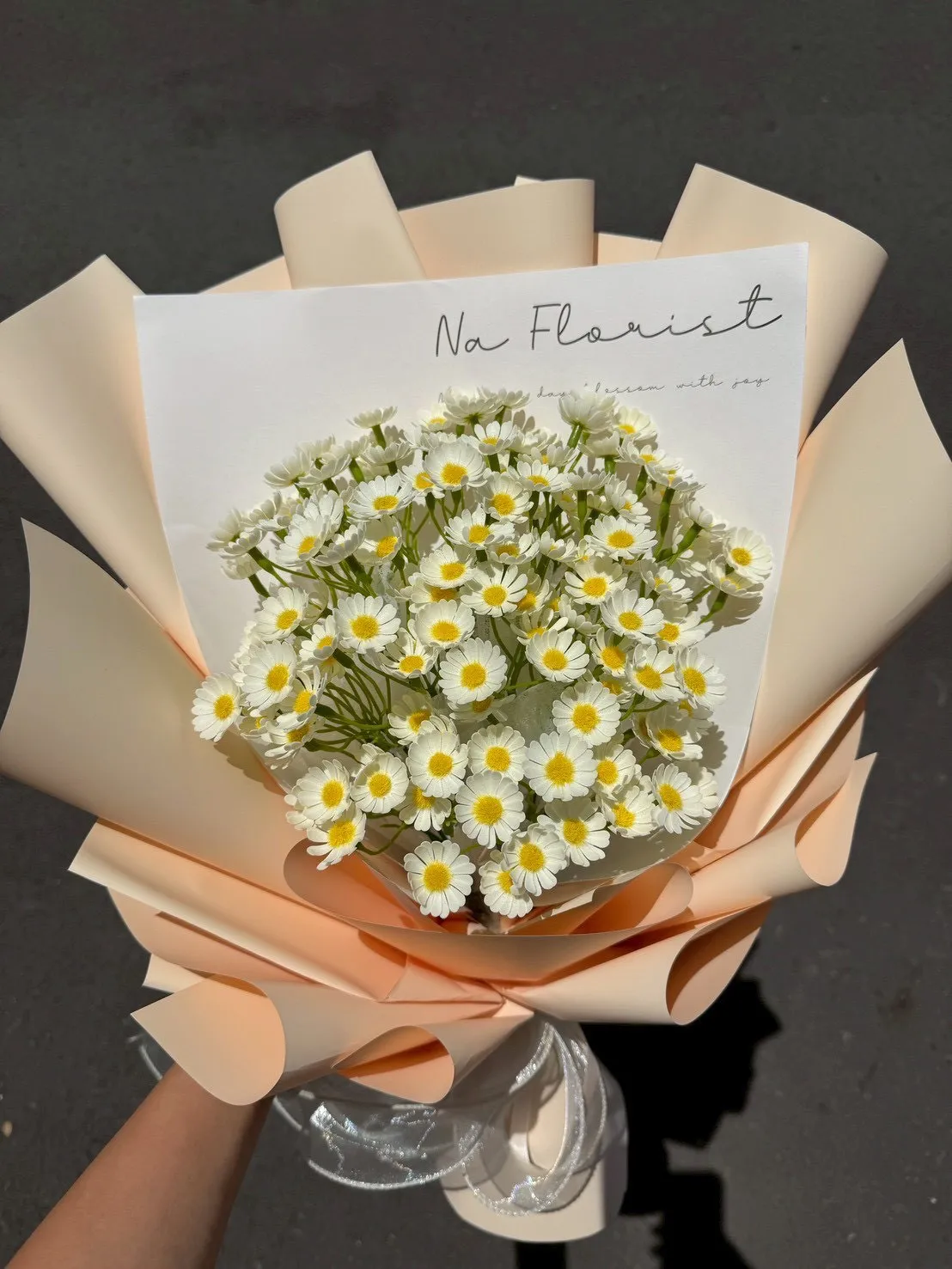  奶香洋甘菊花束