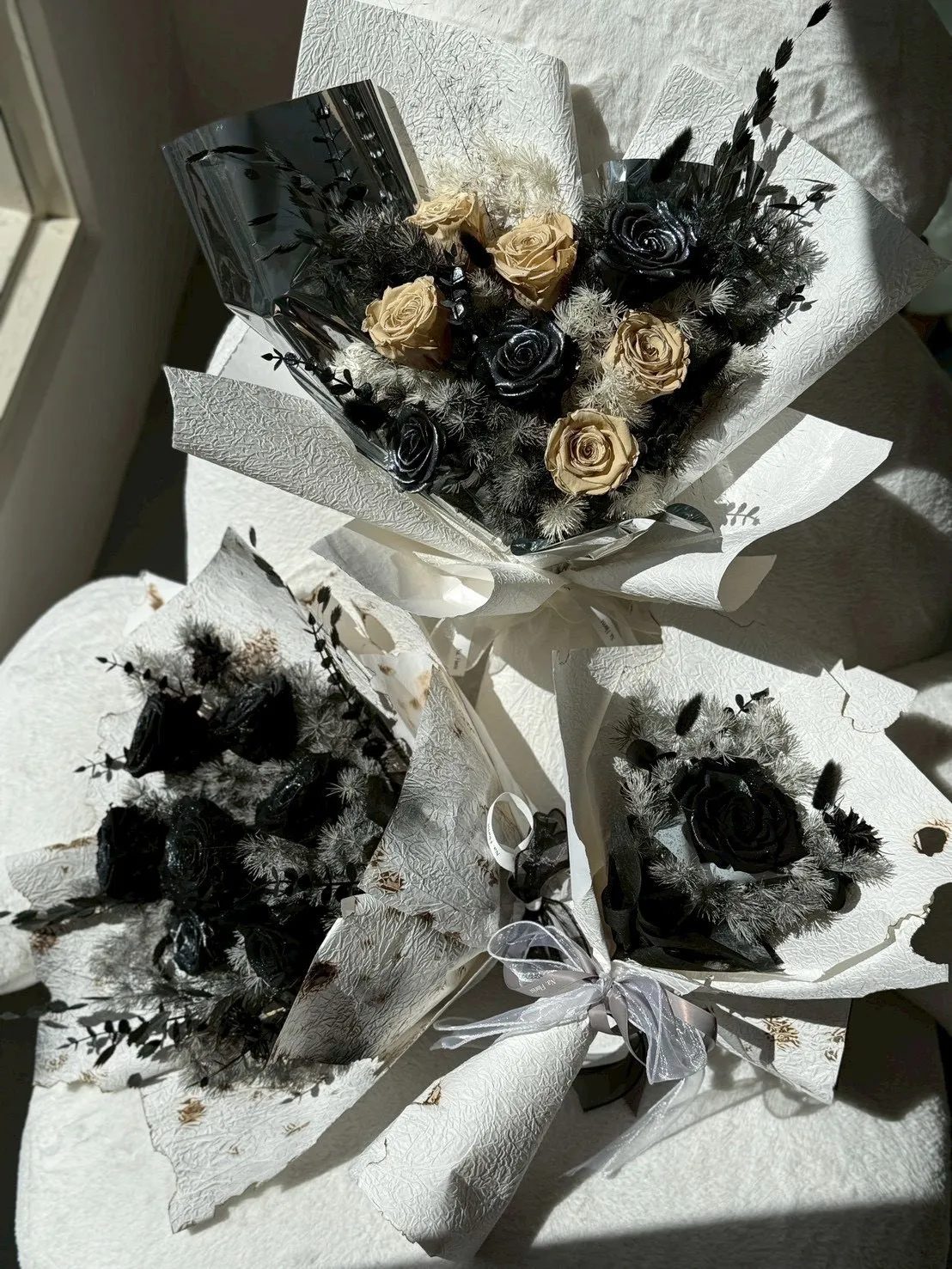 黑金序章高級永生花束