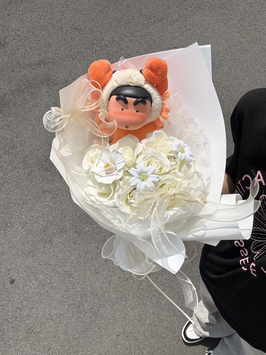 蠟筆小新造型香皂花束