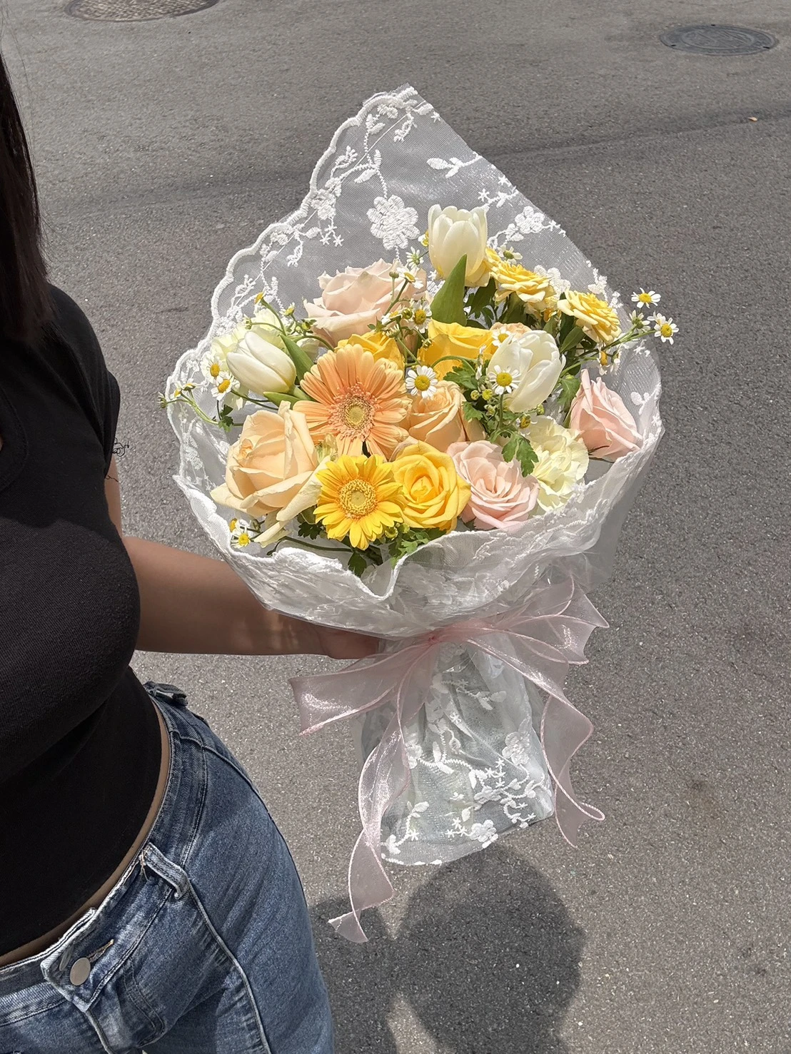 小紅書蕾絲鮮花花園