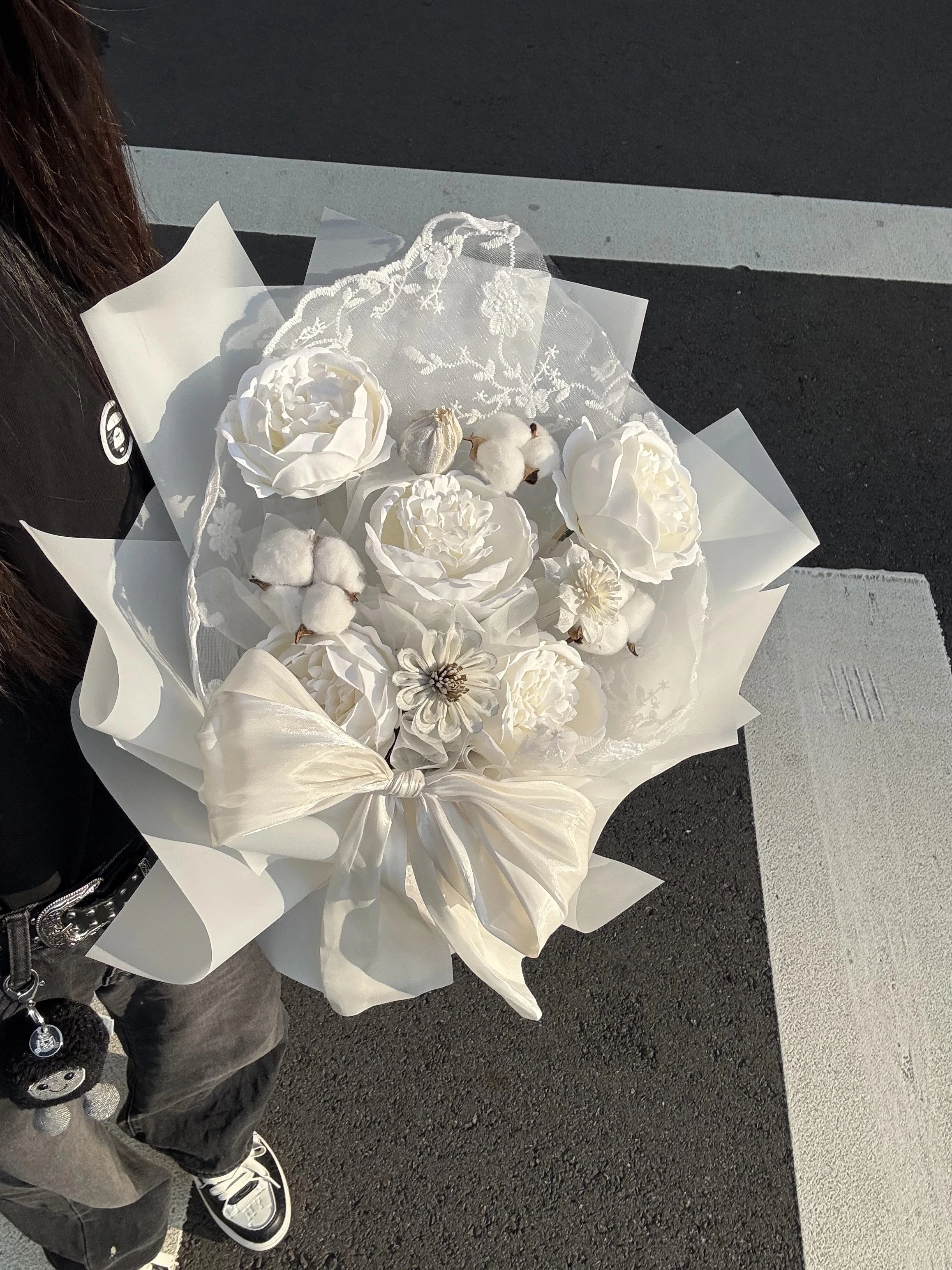 芍藥鬱金香香皂花束