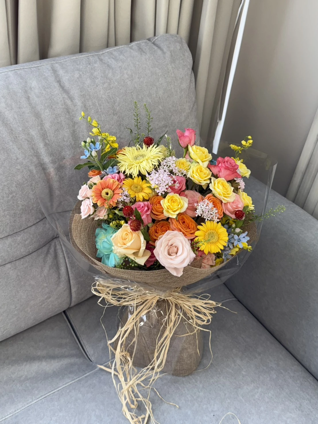 小紅書多巴胺花園花束