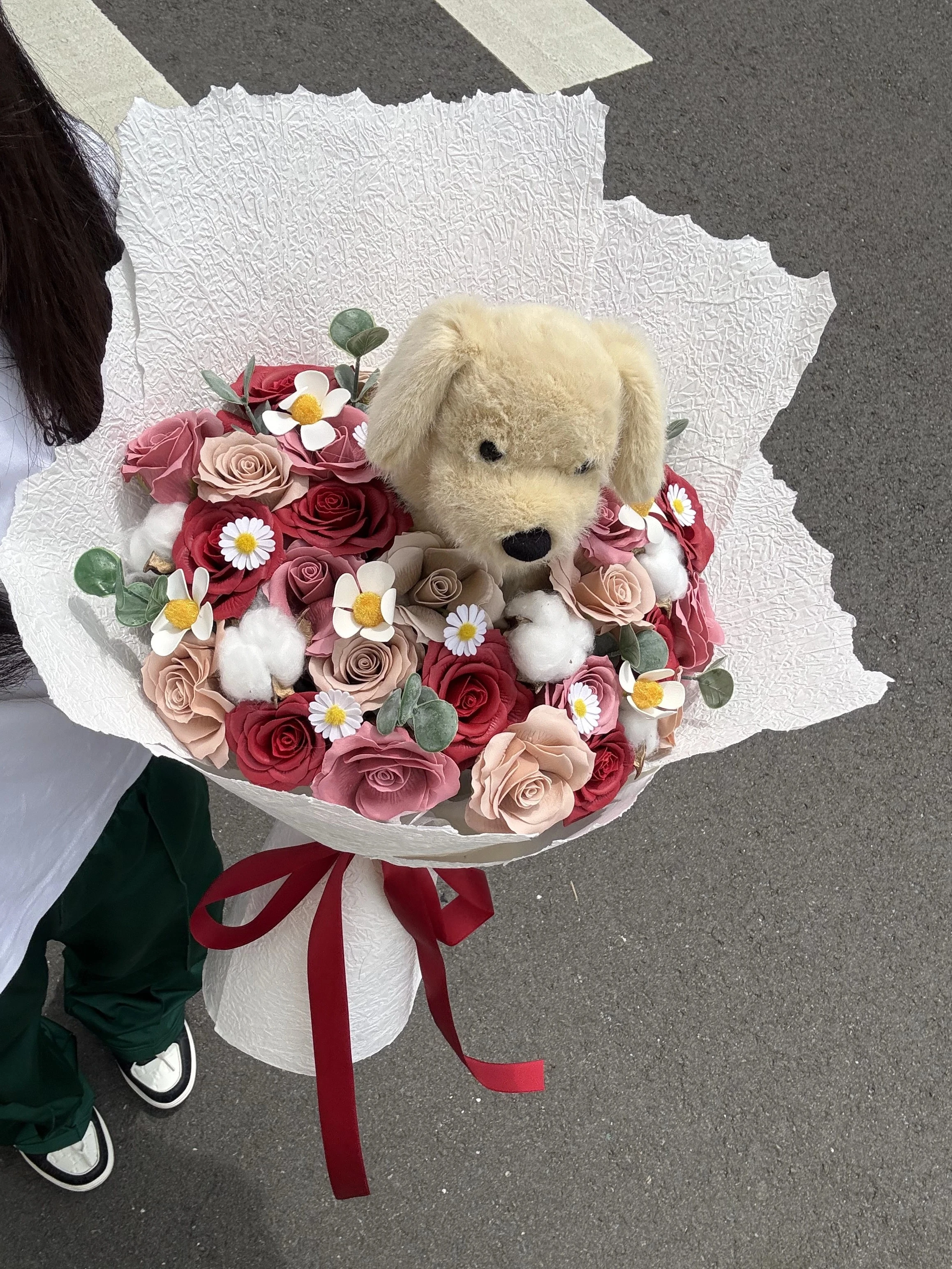 Jellycat小金香皂花束