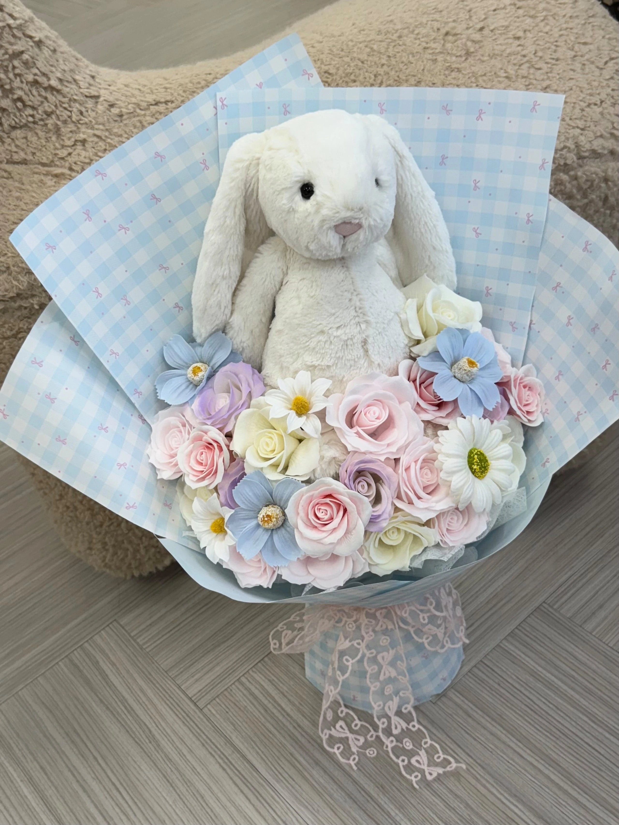Jellycat白兔藍夢
