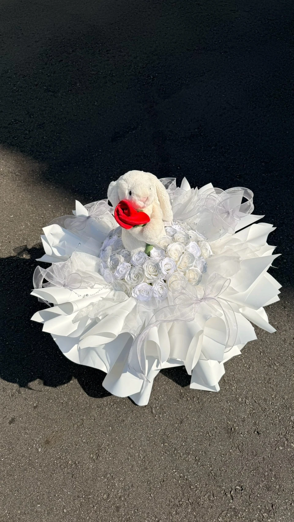 Jellycat 玫瑰兔兔香皂花束