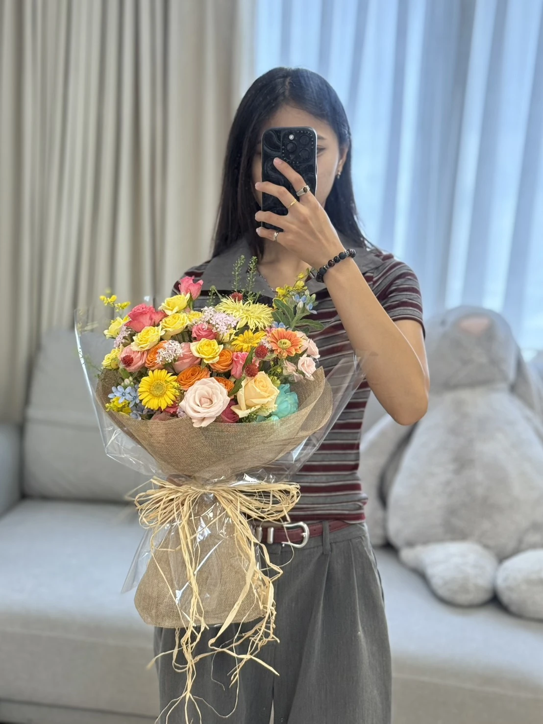 小紅書多巴胺花園花束