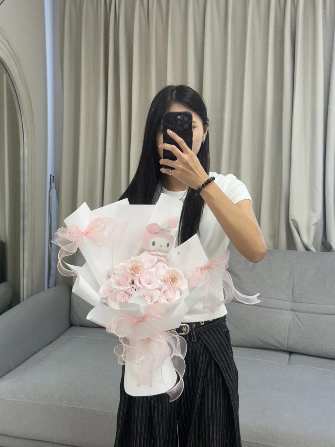 美樂蒂蝴蝶香皂花束