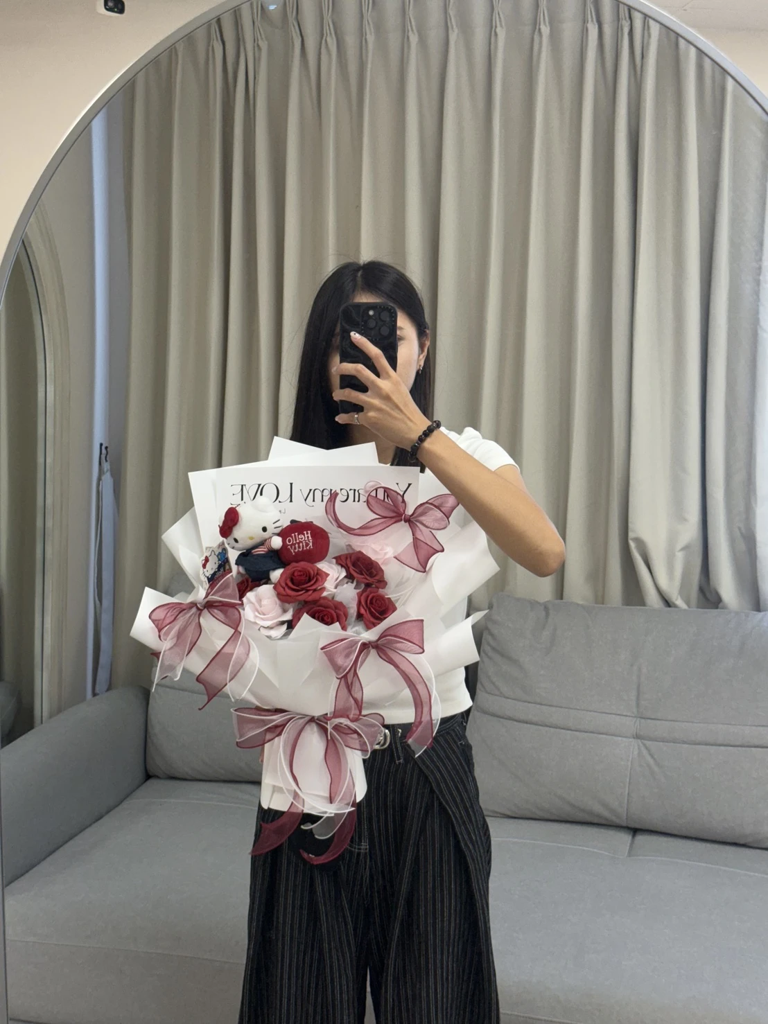 hello kitty玫瑰香皂花束