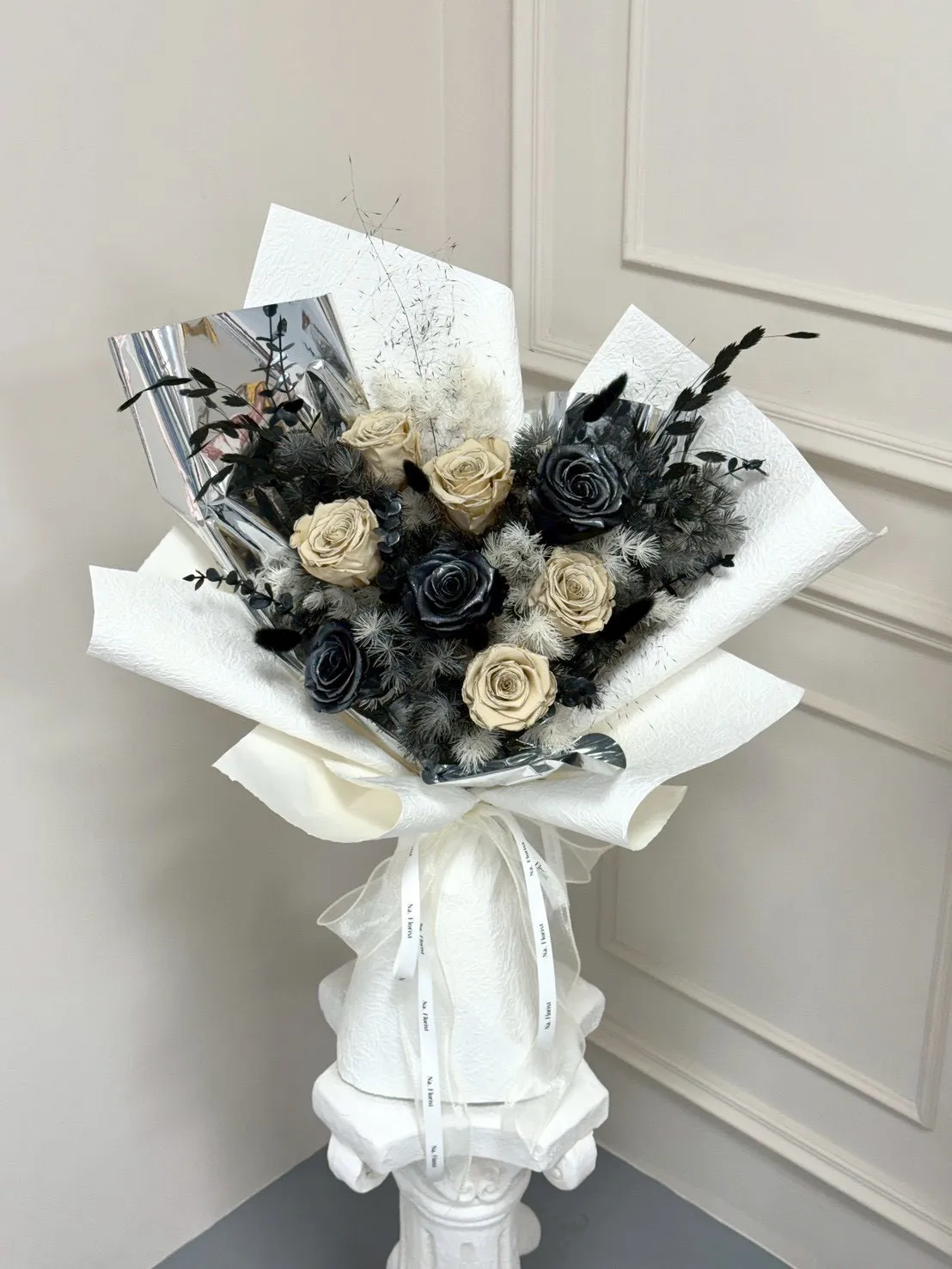 黑金序章高級永生花束