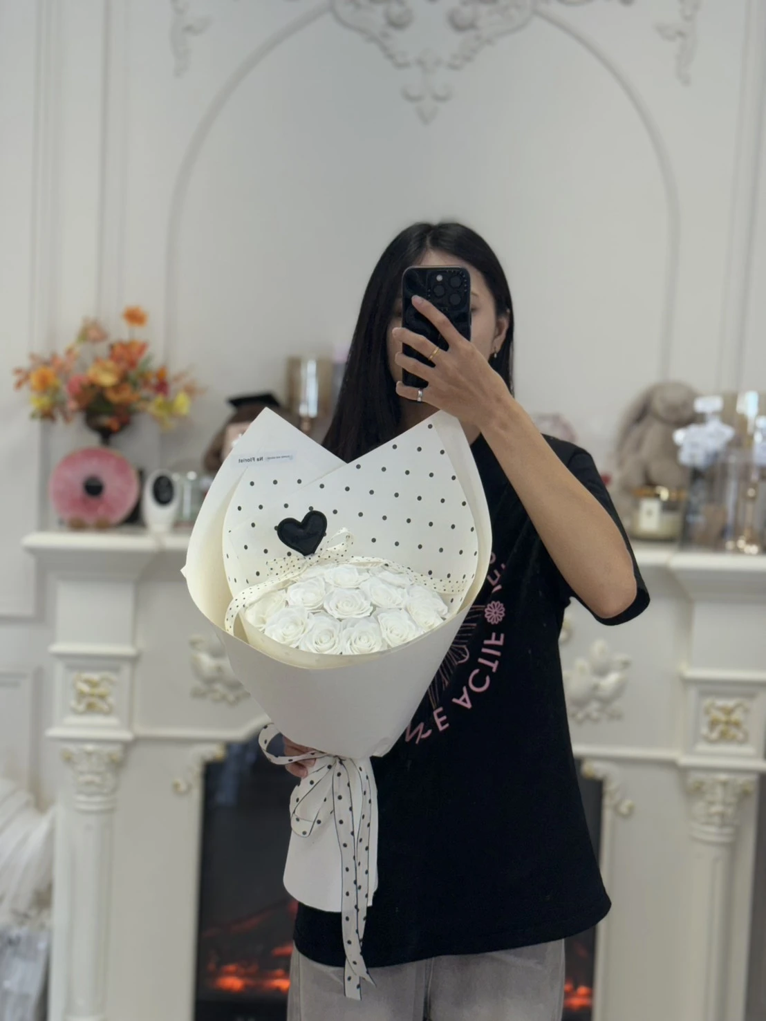 點點愛心香皂花束