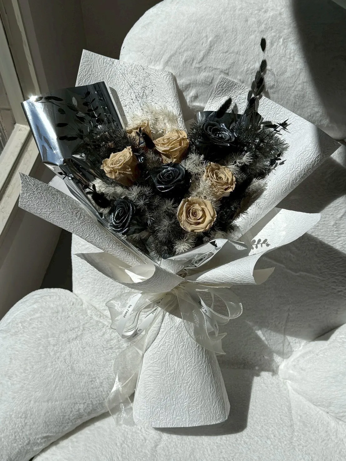 黑金序章高級永生花束