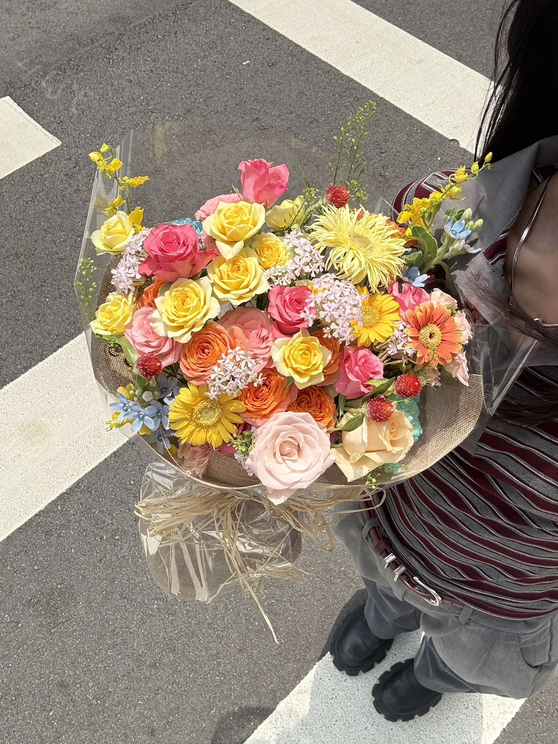 小紅書多巴胺花園花束