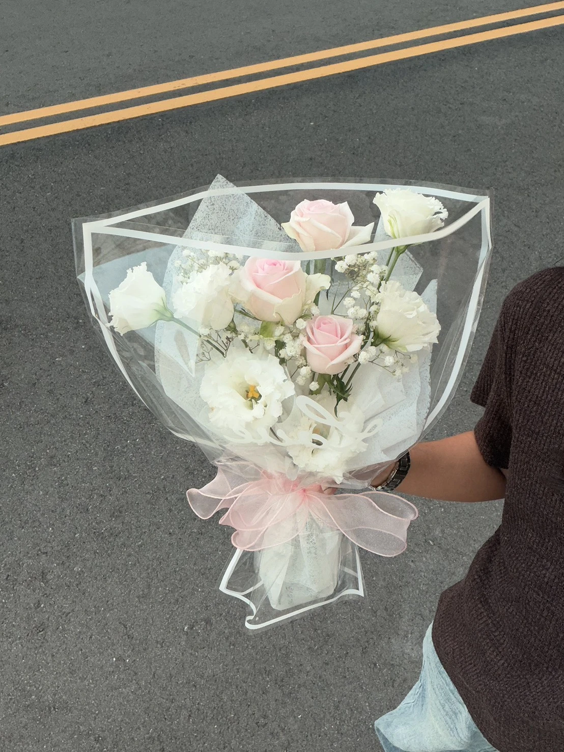 見面桔梗玫瑰小花束（無包裝