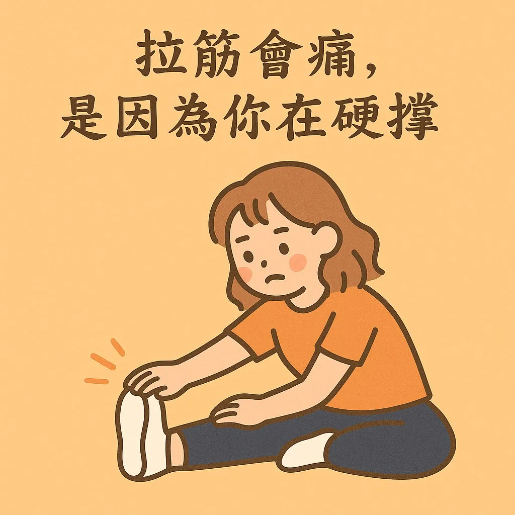 你以為自己在拉筋， 身體以為你要攻擊它。台北推拿,淡水推拿