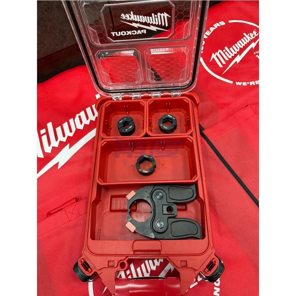 南慶五金 含稅 M18HCC美沃奇MILWAUKEE 18V鋰電液壓6T剪電纜線機 3用壓接機大全配(單買模具請私訊唷)