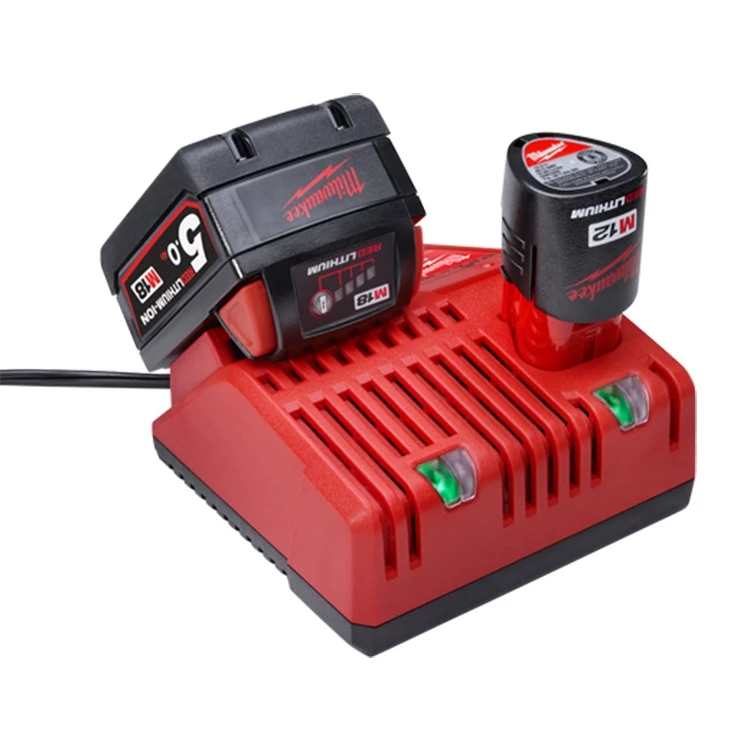 南慶五金 含稅 美沃奇MILWAUKEE 12V與18V兩用充電器 M12-18C(110V/220V全電壓)