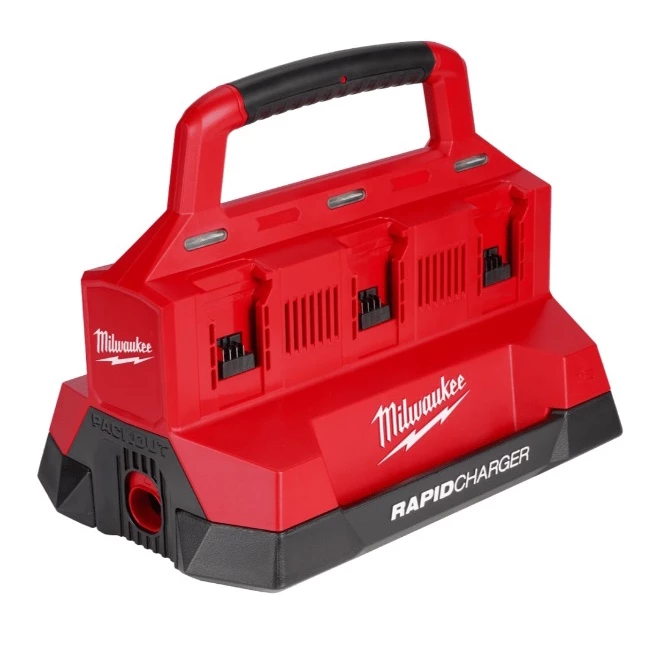南慶五金 含稅 M18PC6 美沃奇 MILWAUKEE 18V鋰電配套6口快速充電器 M18 PC6 六充