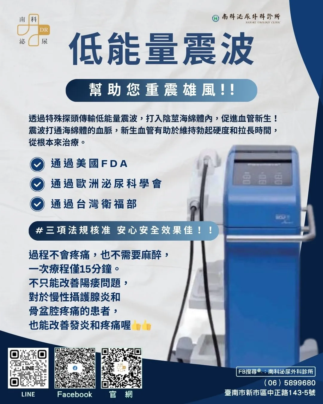 男性勃起性功能障礙 Erectile Dysfunction (E.D.) 治療
