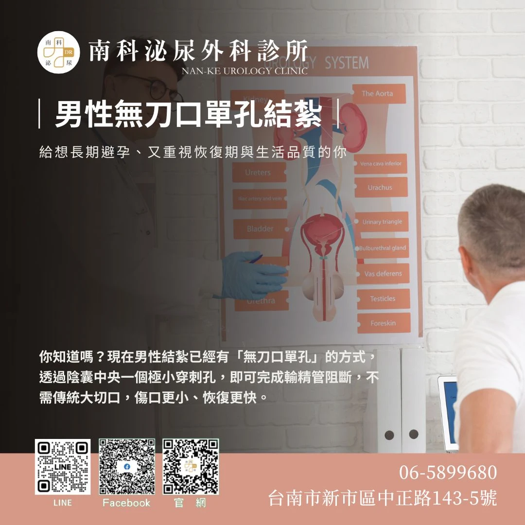 ｜男性無刀口單孔結紮｜給想長期避孕、又重視恢復期與生活品質的你
