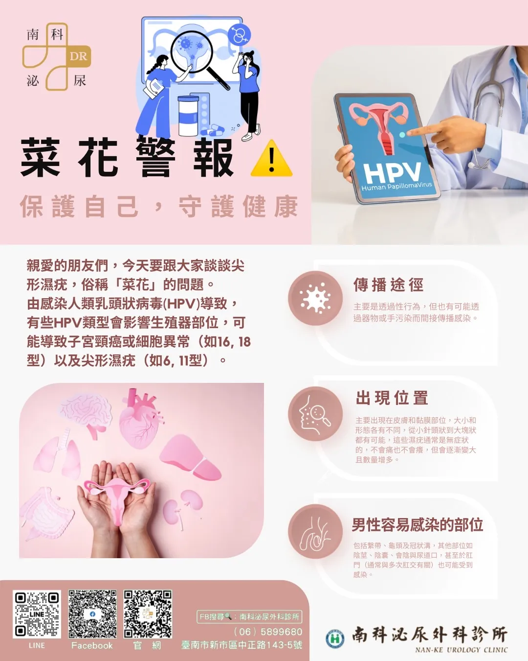 菜花警報! 保護自己，守護健康