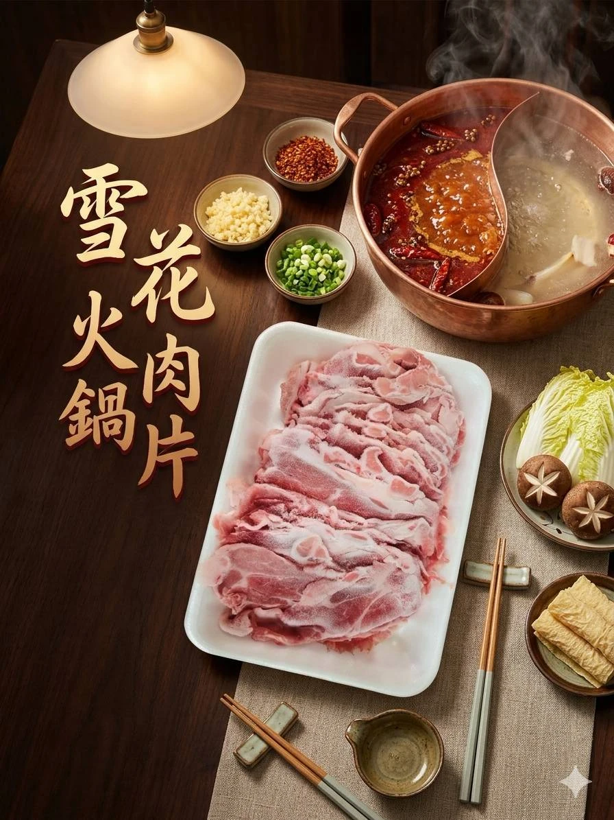 雪花火鍋肉片