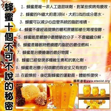 吃蜂蜜的好處？