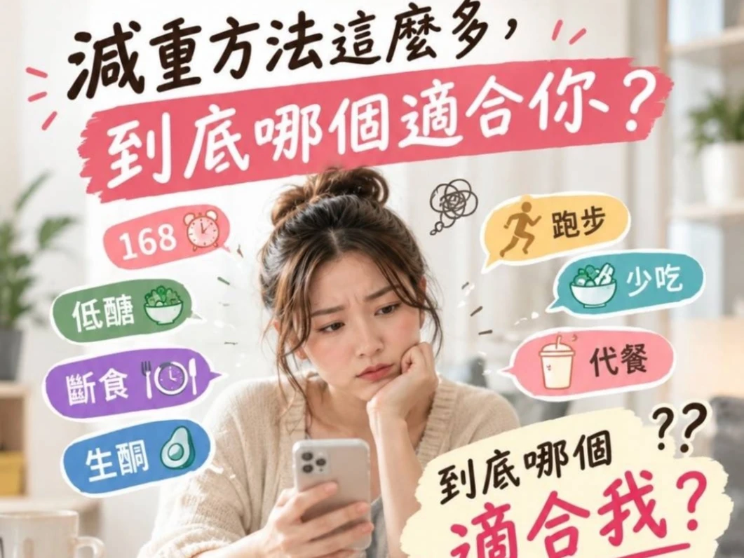 瘦身方法這麼多，到底哪個方法適合我? 高雄瘦身課程推薦/高雄瘦身推薦